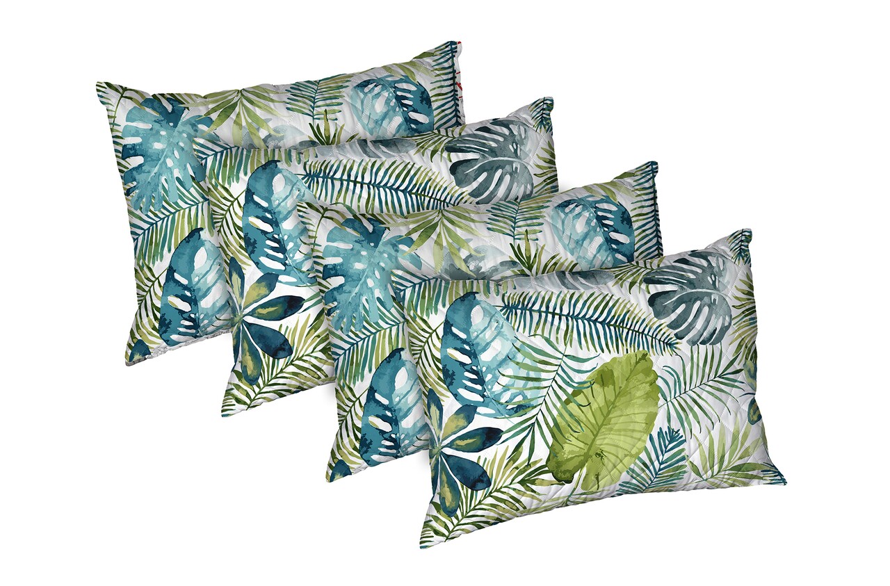 Set 4 perne Jungle, microfibra matlasata Alcam, 50x70 cm - imagine 5